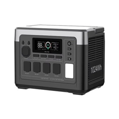 1800W Solar Generator Lifepo4 Battery Home Outdoor Emergency Portable Power Station with Wireless Charging