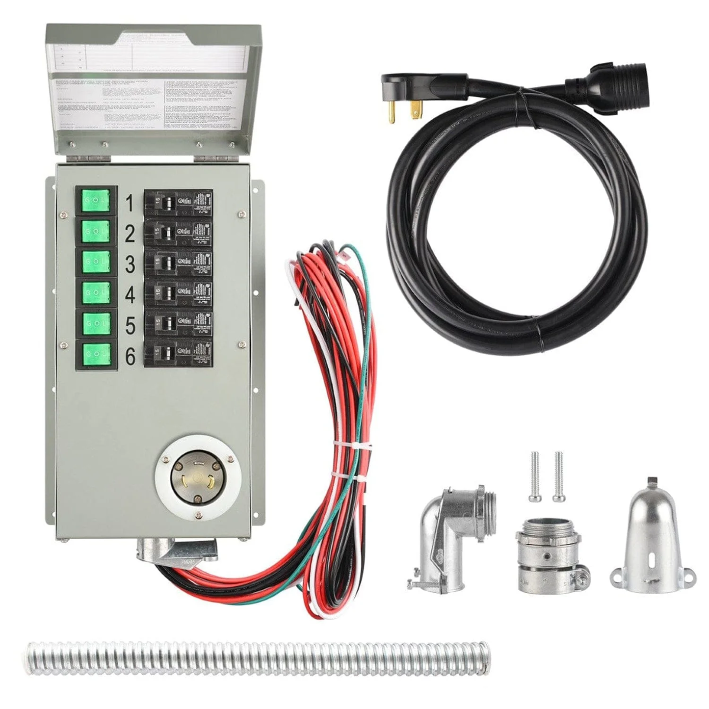 Nature'S Generator Elite Platinum - PE System:Nature'S Generator Elite+1200W Nature'S Generator Power Pod Elite+4Pcs 100W Solar Panel+Power Transfer Kit Elite