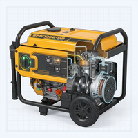 Portable Dual Fuel Generator, 4650W Peak Gasoline Power & 4130W Peak LPG Power, Home Backup Generator with Electric Start, Gas and LPG Compatibility, CO Detection, 20A & 50A Outlets — How It Works